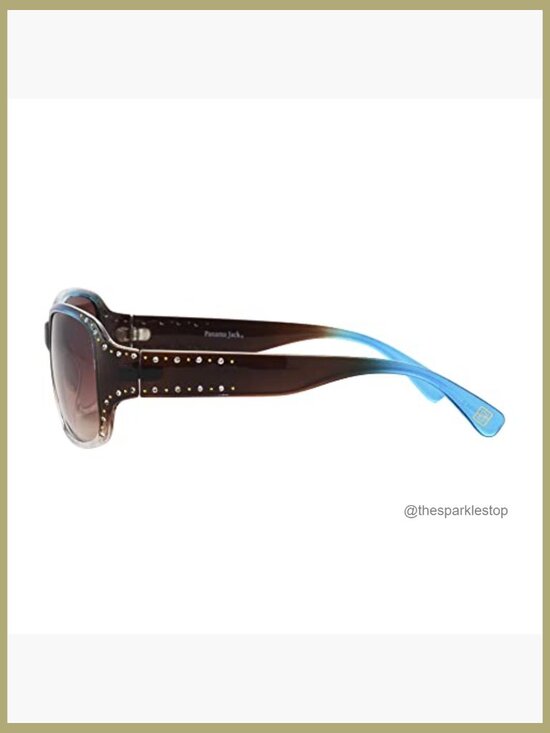 Studded Square Sunglasses with Impact Resistant Lenses main image 6
